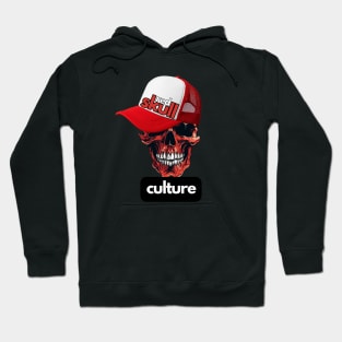 Red Skull Culture, Festival t-shirt, Unisex t-shirt, tees, men's t-shirt, women's t-shirt, summer t-shirt, trendy t-shirt, t-shirt with hats Hoodie